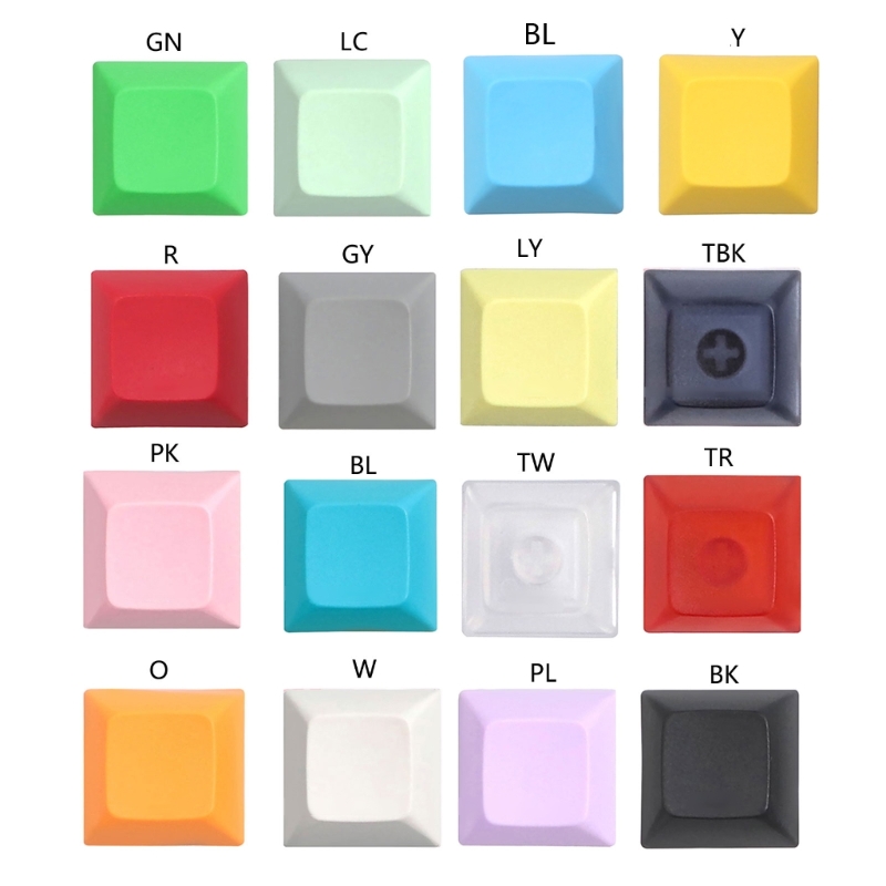 Gaming Accessories Aesthetic - DSA 1U 키캡 세트 PBT 블랭크