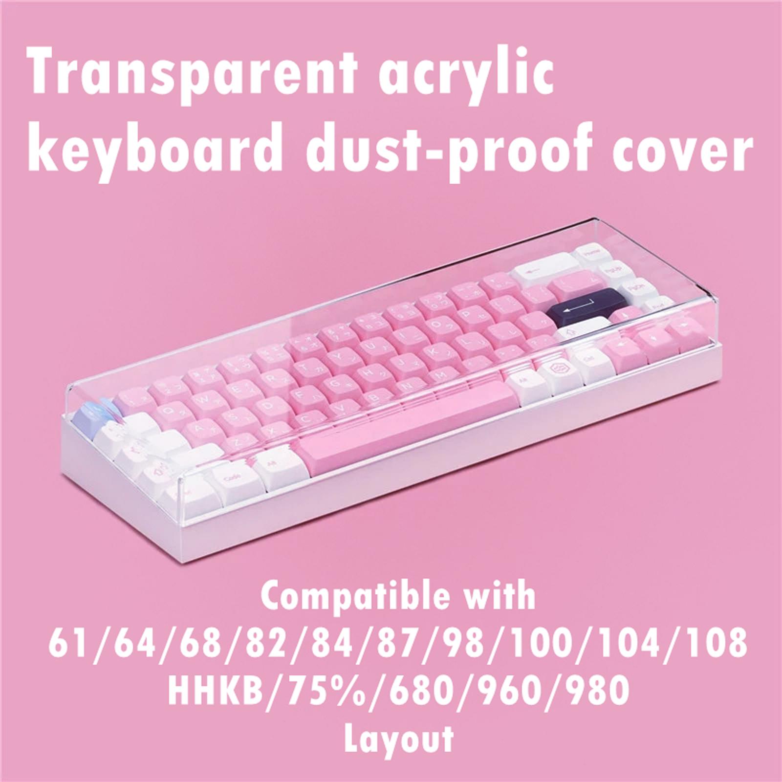 108 키 키보드 먼지 커버 아크릴 투명 고성능 필름  - Gaming Accessories Aesthetic 리뷰 및 가격