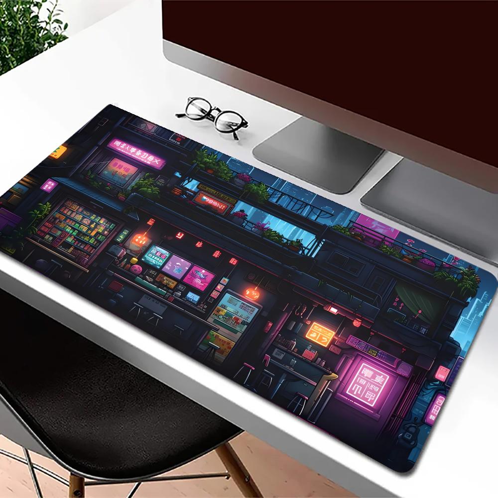 라면 가게 디자인 마우스 패드, 책상 매트, 게임룸 장 - Gaming Accessories Shop 리뷰 및 가격