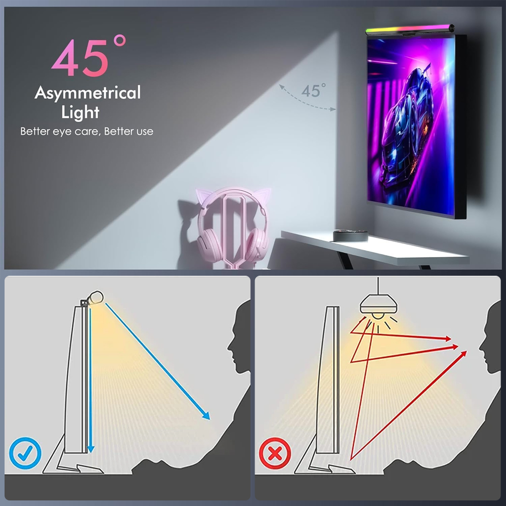 와이파이 컴퓨터 라이트바 모니터 라이트 바 램프 스크린 - Accessories For Your Gaming Room 리뷰 및 가격