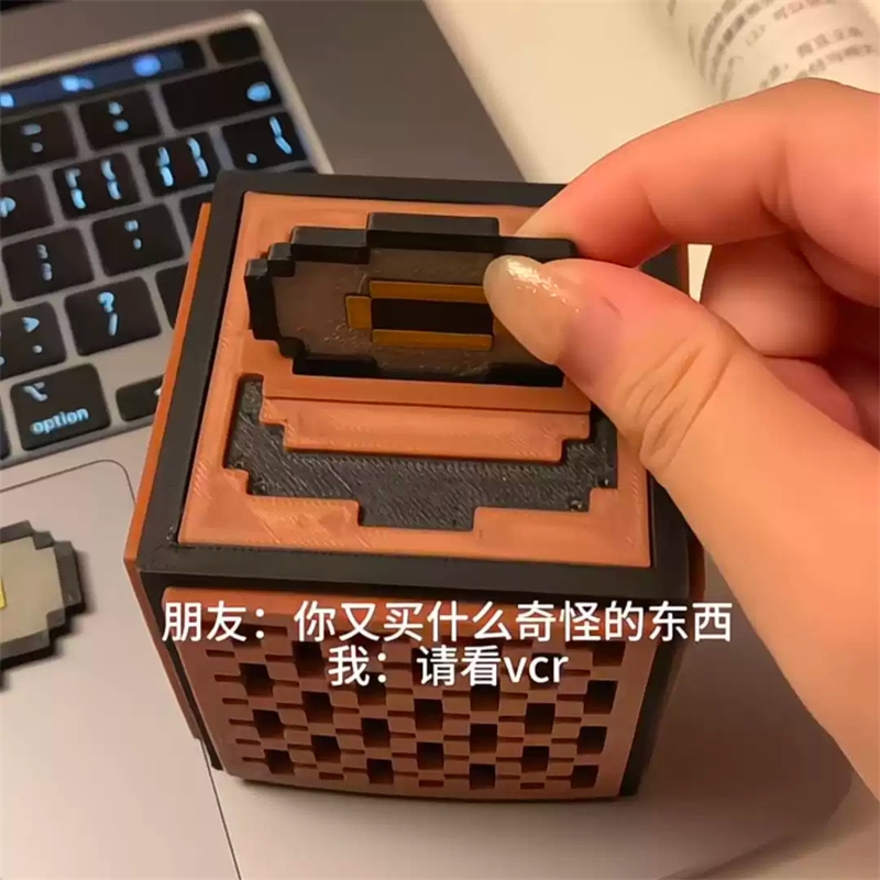 레드스톤 뮤직 박스 주크박스 픽셀 블록 모델 데스크탑  - Gaming Accessories For Room 리뷰 및 가격