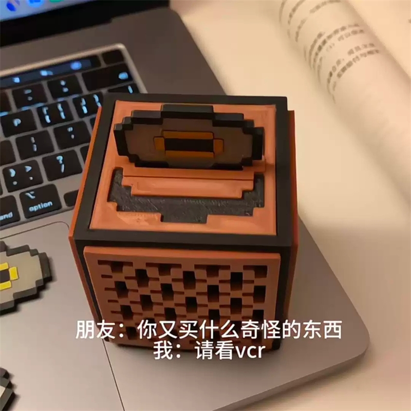 레드스톤 뮤직 박스 주크박스 픽셀 블록 모델 데스크탑  - Gaming Accessories For Room 리뷰 및 가격