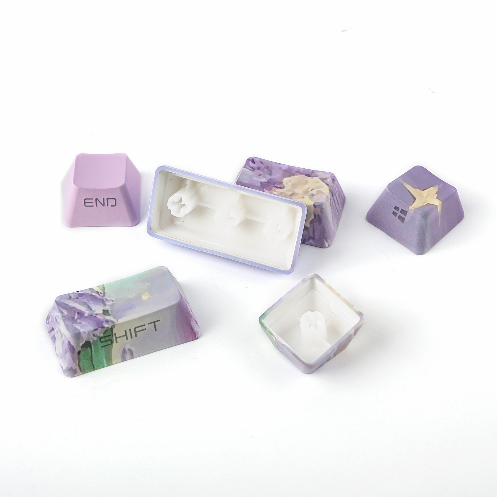 KiiBOOM 바이올렛 키캡 세트, 133개 키, OE - Gaming Accessories Aesthetic 리뷰 및 가격