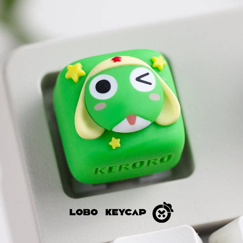 Keroro 테마 애니메이션 키캡 기계식 키보드 수지  - Gaming Accessories Aesthetic 리뷰 및 가격