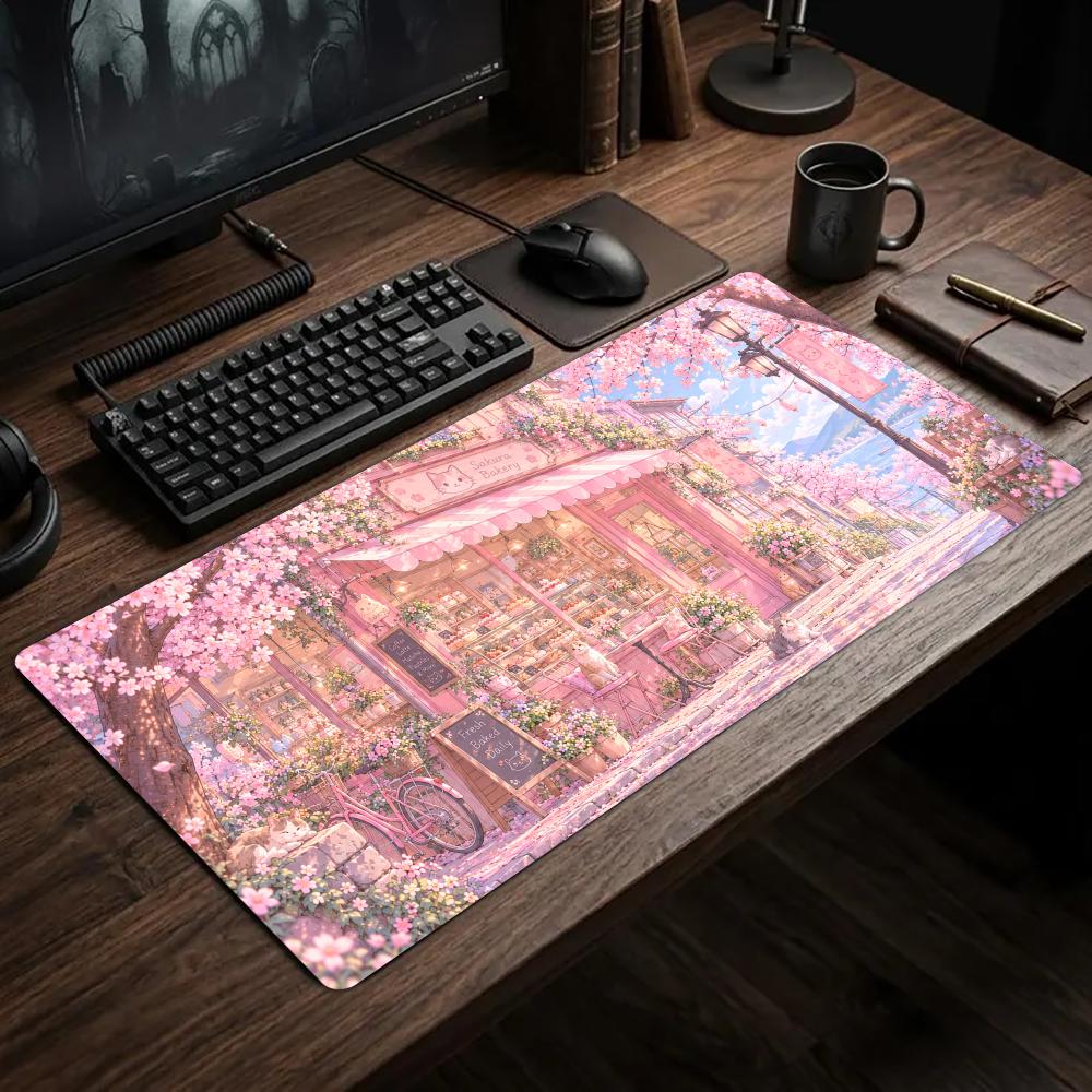 벚꽃 디자인 데스크 매트, 테이블 매트, PC 액세서리 - Gaming Accessories Shop 리뷰 및 가격