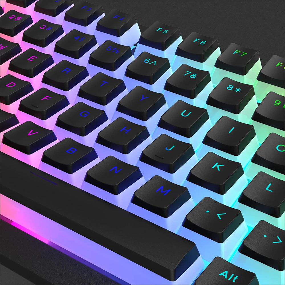 129키 푸딩 키캡 PBT 이중사출 RGB 게이밍 키보 - Gaming Accessories Aesthetic 리뷰 및 가격